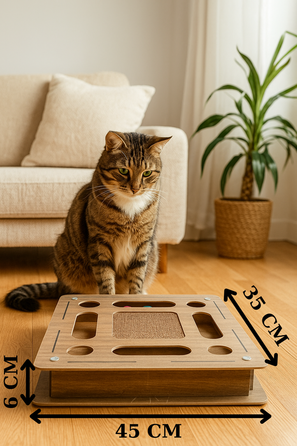 Rectangle Cat Toy