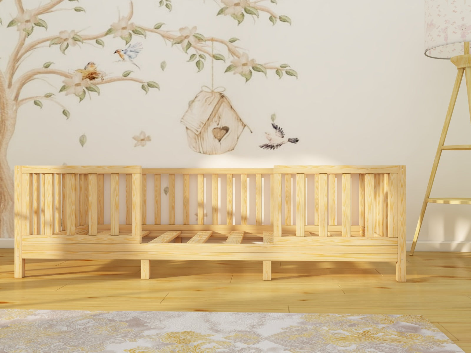 Play and Sleeping Area: Montessori Bed, Sofa Dual Use