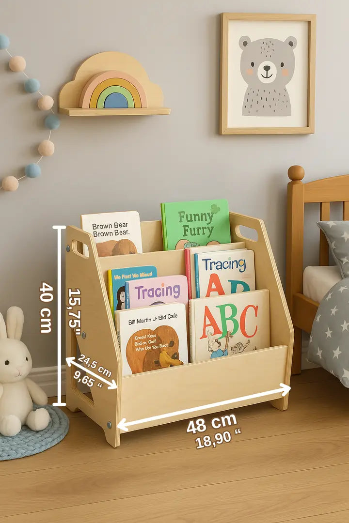 Tiny Shelf-Montessori Floor Bookcase