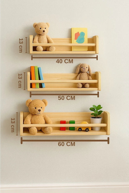Montessori 3-Piece Shelf Set